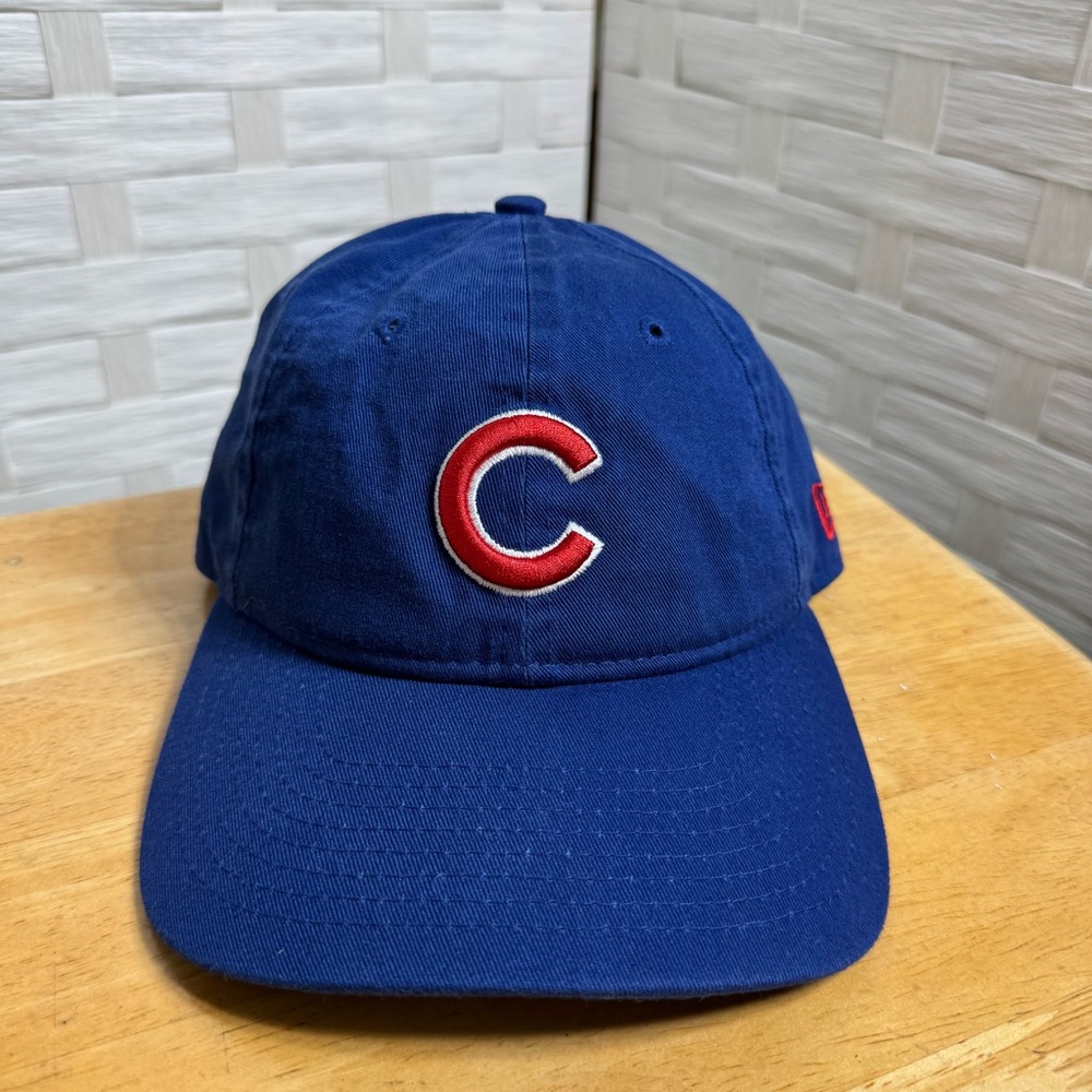 Chicago‎ Cubs MLB Blue New Era 9Twenty Relaxed Fit Adjustable Strapback Hat
